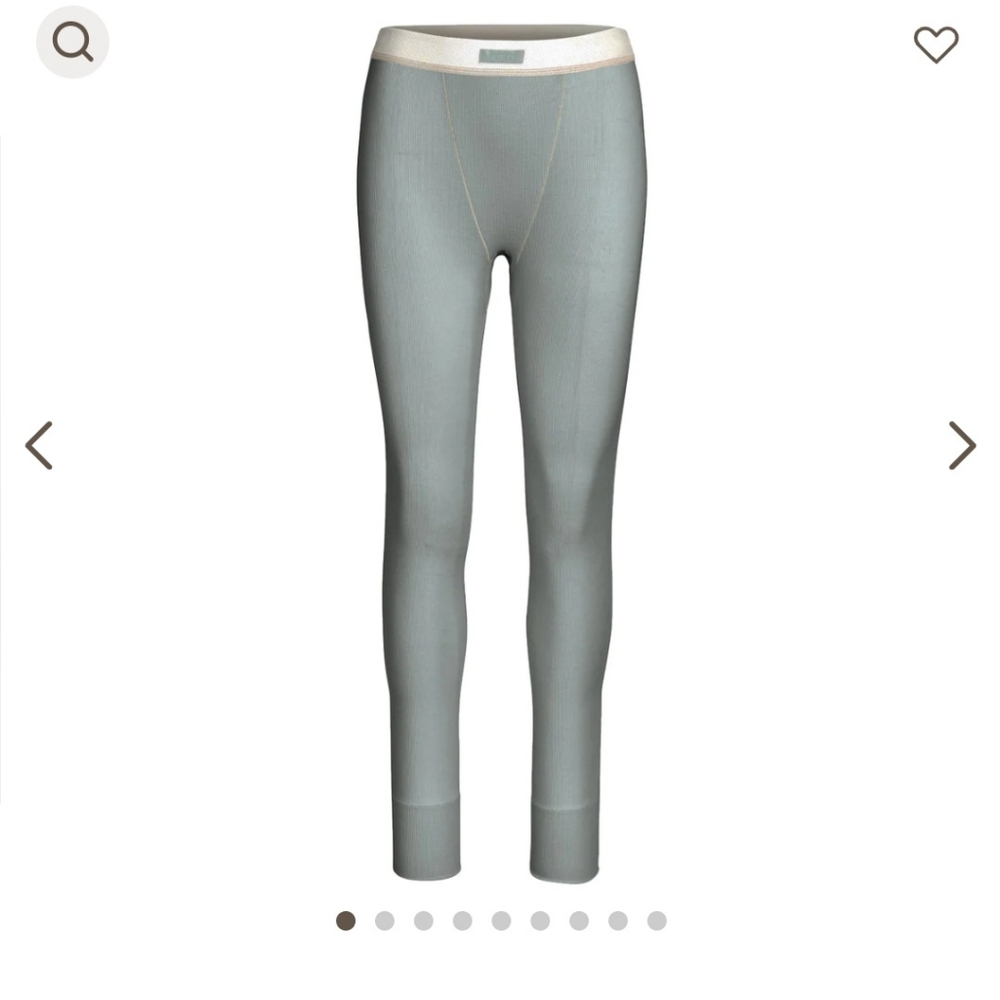 Skims Cotton Rib leggings- color Mineral